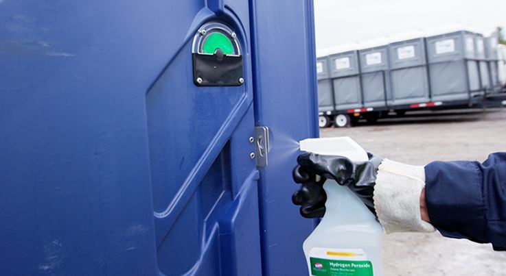 USS sanitation techs work to mitigate the spread of the highly infectious coronavirus